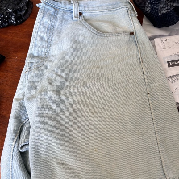 Lévis lighth blue mens jeans shorts - Picture 2 of 2
